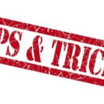 Tips and tricks stamp graphic, emphasizing HVAC efficiency and maintenance advice for homeowners.