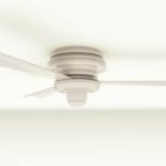 Ceiling fan designed for efficient air circulation in home heating and cooling systems.