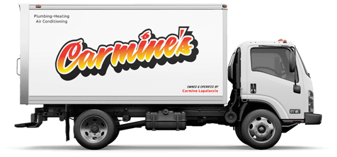 Carmine’s Plumbing, Heating & Air Conditioning Company Truck